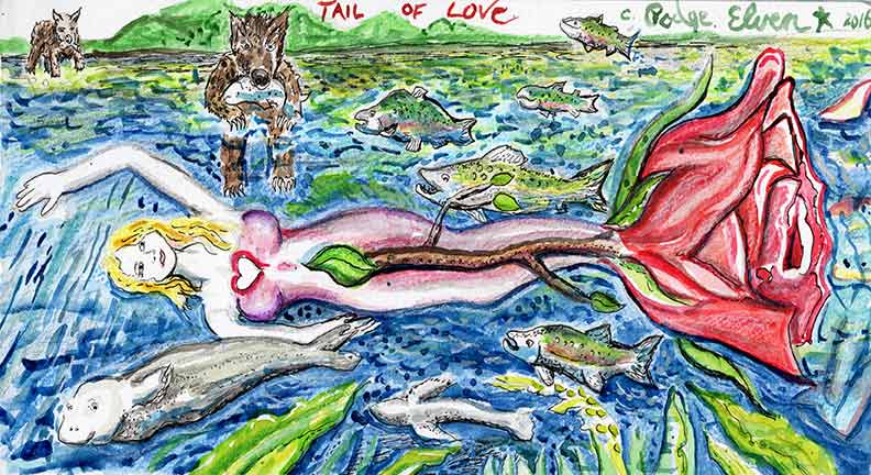TAIL OF LOVE - MERMAID ART OF ALASKA