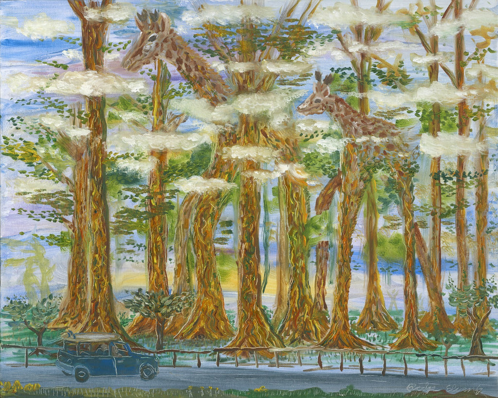 Wandering Eucalyptus Trees - Celebrated Hawaii Art Paintings, Limited Edition Prints - 